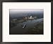 Vickers Vimy Aircraft Passes by the Taj Mahal, India Framed Art Poster Print by James L. Stanfield, 21x17