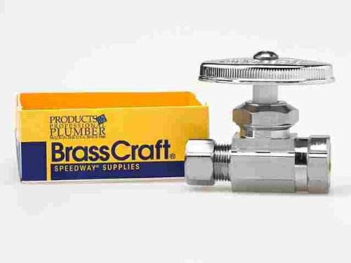 : Brasscraft Straight Quarter Turn Valve (G2R10C1)