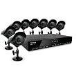 Defender SN301-8CH-008 8 Channel H.264 Smart DVR Security System with Coaching iMenu and 8 Hi-Res CCD Night Vision Surveillance Cameras (Black)