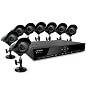 Defender SN301-8CH-008 8 Channel H.264 Smart DVR Security System with Coaching iMenu and 8 Hi-Res CCD Night Vision Surveillance Cameras (Black)