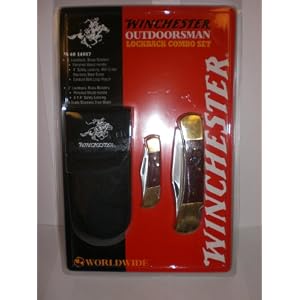 WINCHESTER OUTDOORSMAN LOCKBACK COMBO SET W40 14017 NEW IN PACKAGE