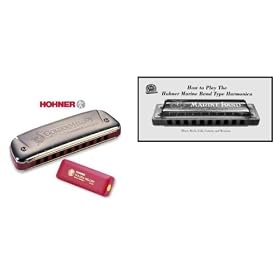 Hohner 542/20 Golden Melody Harmonica, w/ FREE Book, Key of C