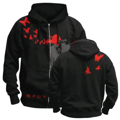 Produkt-Bild: Butterfly Headshot,Kapuzenjacke,Gr.M,Schwarz