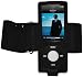 CrazyOnDigital Premium Full Sporty Armband for iPod Nano 5G with Adjustable Velcro Pad (Black)