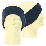 Adult Contoured Double Layered Micro-Fleece Headband Navy (One Sz fits most)