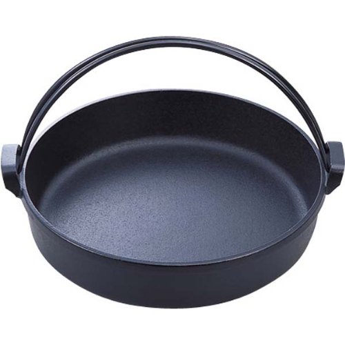 南部鉄器 すき焼鍋 南部ツル付 22cm 20070