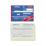 Produkt-Bild: Herlitz 7876147 Quittungsblock A6 402 2x40 Blatt, selbstdurchschreibend