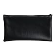 PM Company Securit Bank Deposit / Utility Zipper Coin Bag, 11 X 6 Inches, Black (04621)