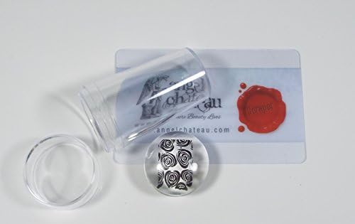 XL Transparent Nail Stamper + Plastic Scraper Nail Stamping Tool Clear