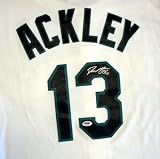 Dustin Ackley Autographed Seattle Mariners White Jersey PSA/DNA RookieGraph
