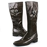 Review   / Gabor -- *75.511.973 Hosenweter Brown Patent -- Women's Shoes,Boots,Riding Boots