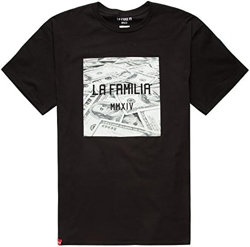 LA FAMILIA Money Box Mens T-Shirt, Black, Large