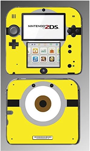 Despicable Me 2 Movie Gru Nefario Agnes Minion Eye Movie Video Game Vinyl Decal Skin Cover Protector for Nintendo 2DS Console System