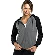 Bella Ladies 2-Tone Full Zip Hooded Sweatshirt