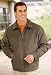 Upscale Men's Sueded Micro-Texture Jacket - Cinder Color