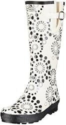 Viking Fox Circle Gummistiefel 1-31020-6650, Damen, Stiefel, Elfenbein (cream/multi 6650), EU 39