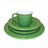 Emile Henry 4-Piece Dinnerware Set, Vert