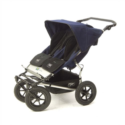 2008 Mountain Buggy Urban Double Elite Black Canvas