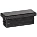 Kapsto 270 R 5020 1.5 - 2 Polyethylene Rectangular Plug, Black, 50x20 mm (Pack of 100)
