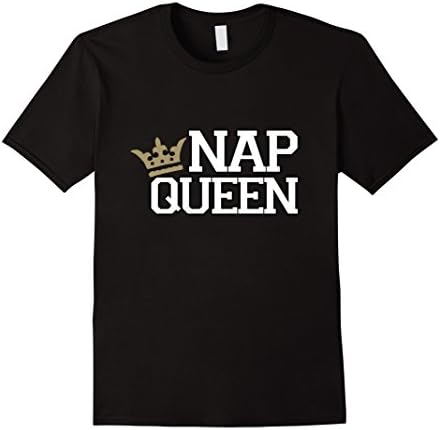 Men's Nap Queen T-Shirt Large Black
