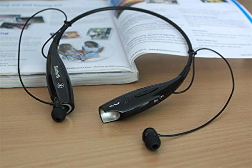 Xseries™ Universal Hv-800 Wireless Music A2dp Stereo Bluetooth4.0 Headset Universal Vibration Neckband Style Headset Earphone Headphone for Cellphones Such As Iphone, Nokia, Htc, Samsung, Lg, Moto, Pc, Ipad, PSP and so on & Enabled Bluetooth (black, HV-800)
