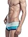 SEOBEAN Mens Low Rise Stripes Trunk Boxer Brief Short Underwear