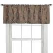 Sonata Flocked Valance - Metal (54x18")