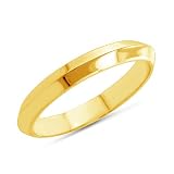 41Mic6I6JnL. SL160  3.5mm Wide Knife Edge Design Wedding Band Ring