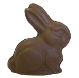 Round Sitting Chocolate Easter Bunny 6 oz, Dark