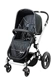 Dream On Me Acrobat, Multi Terrain Stroller and Bassinet, Black