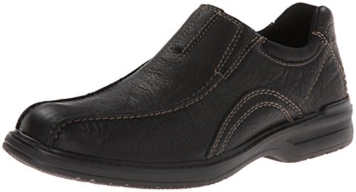 Clarks Men's Sherwin Time Slip-On Loafer,Black Tumbled Leather,11 W US