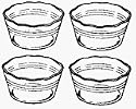 Pyrex Bakeware 6-Ounce Clear Custard Cups, Set of 4