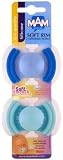 2-Pack MAM Soft Rim Silicone Orthodontic Pacifiers, Pink