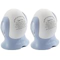 Great Ideas Pack of 2 Reusable Dehumidifiers - Dehumidifying Eggs - Absorbs Damp, Moisture, Condensation - Regenerate In Mocrowave - Colour Changing Humidity Indicators