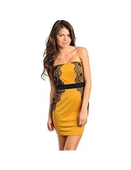 Sexy Strapless Lace Off the Shoulder Sleeveless Nylon/Spandex Cocktail Mini Dress 