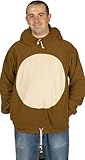 80sTees Men's Racanooki Costume Hoodie - Large