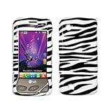 Premium Zebra Design Snap-On Cover Hard Case Cell Phone Protector for LG Ch ....
