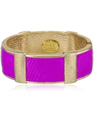 Ted Rossi "Resort" Lizard and Bar Metal Bracelet