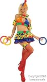 Adult Sexy Clown Costume (Size: Medium/Large 6-10)