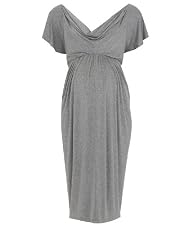 Jersey Cowl Neck Dress