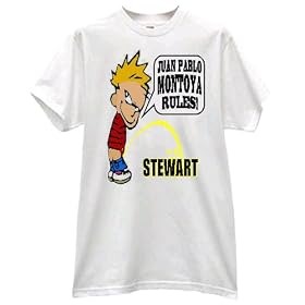 GO JUAN PABLO MONTOYA PEE ON STEWART HARDCORE FAN T SHIRT jersey
