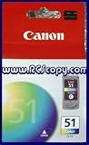 CNM0618B002 - CL 51 Color Ink Jet Cartridge for Canon PIXMA iP6210D/iP6220D/PIXMA MP450
