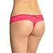 Angelina 2-Pair-Pack Sexy Lace Crotch-less Panties