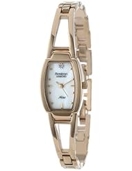 Armitron Womens 753746MPGP NOW Diamond Accented Gold-Tone Bangle Dress Watch