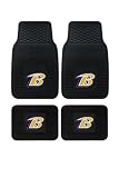 NFL Baltimore Ravens Car Floor Mats Heavy Duty 4-Piece Vinyl - Front and Rear