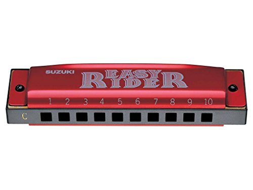 Suzuki EZR-20-G Easy Rider 10-Hole Diatonic Harmonica, Key of G