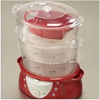 BL Steamer and Rice Cooker Red (AS1510BLBRQ)