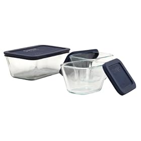 Pyrex Storage Plus 6 piece value pack includes 2-each 1.875 cup storage dish, 1-each 1.2 quart storage dish