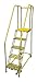 Cotterman 1005R2630A6E20B4C2P6 - Rolling Ladder Steel 80In. H. Yellow
