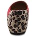 Ollio Women's Shoe Ballet Faux Suede Leopard Two Tone Colored Flat